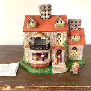 The Bristol House Olde World Village Tea Light Votive Candle Holder